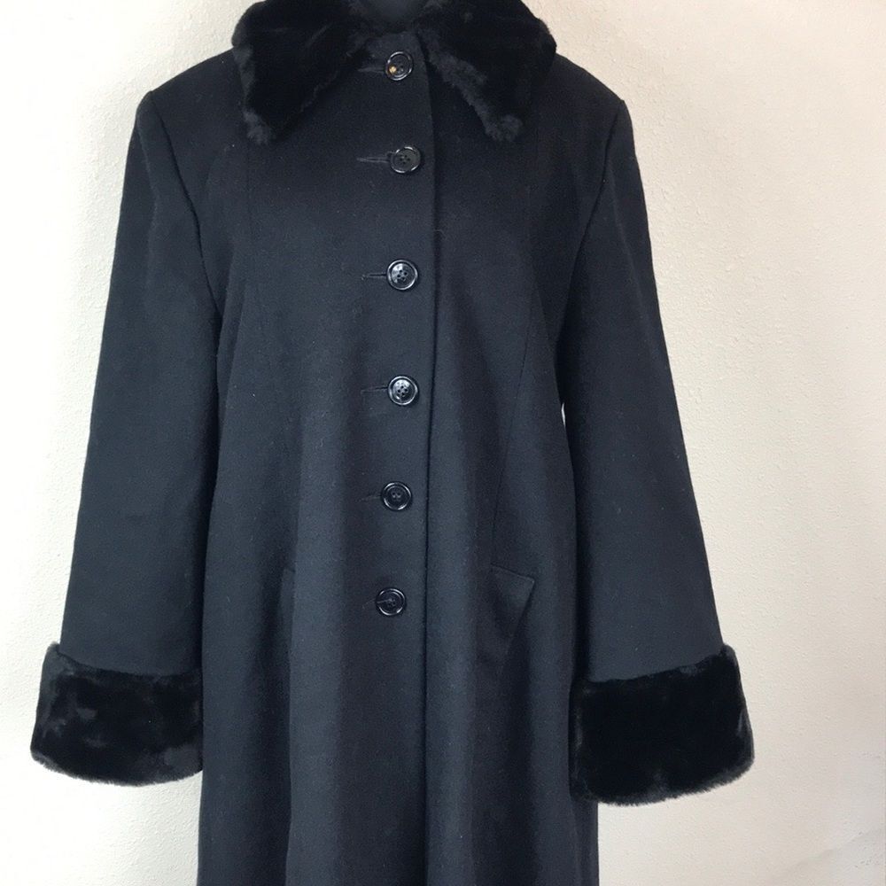 Vtg Albert Nipon Made In Usa Gool Women Coat Size… - image 3